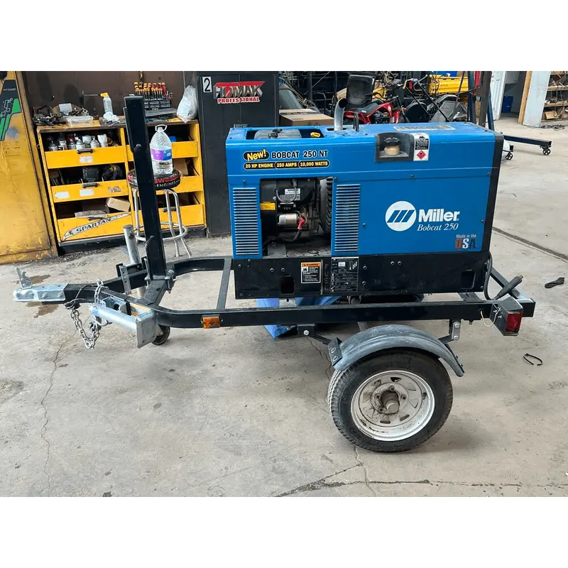 Miller bobcat 250 w trailer generator in Newalla, Oklahoma