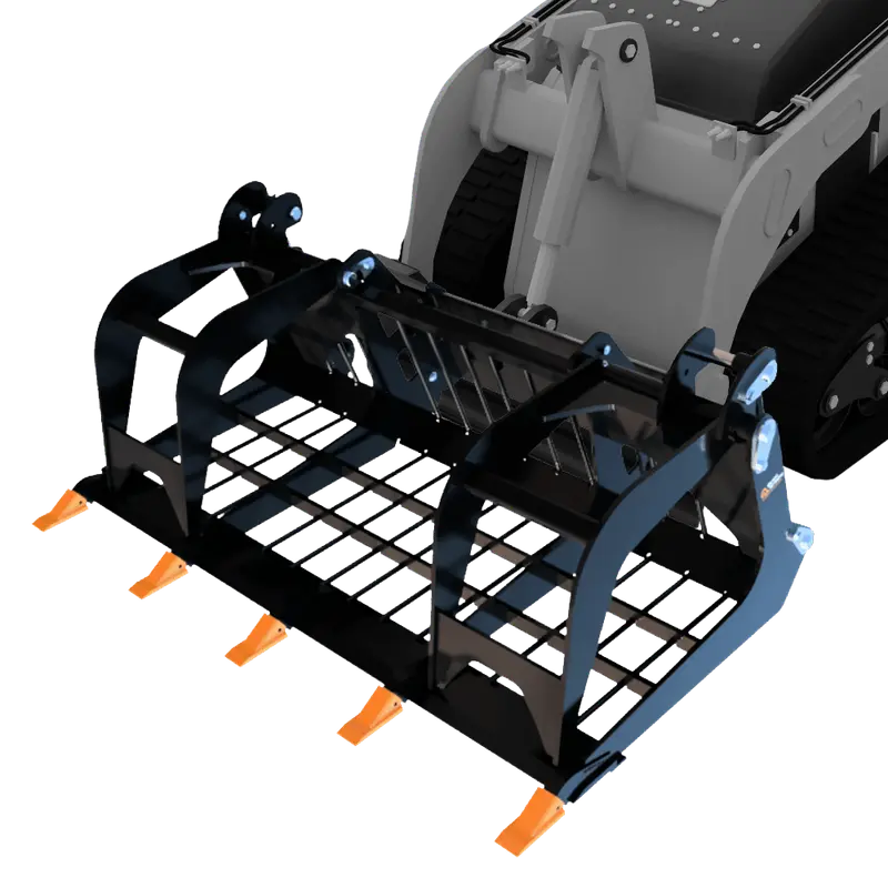 Mini skid steer grapple rod bucket in Newalla, Oklahoma