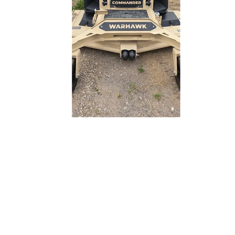 Warhawk Commander 72 zero-turn mower in Newalla, Oklahoma